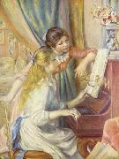 Zwei Madchen am Klavier, Pierre-Auguste Renoir